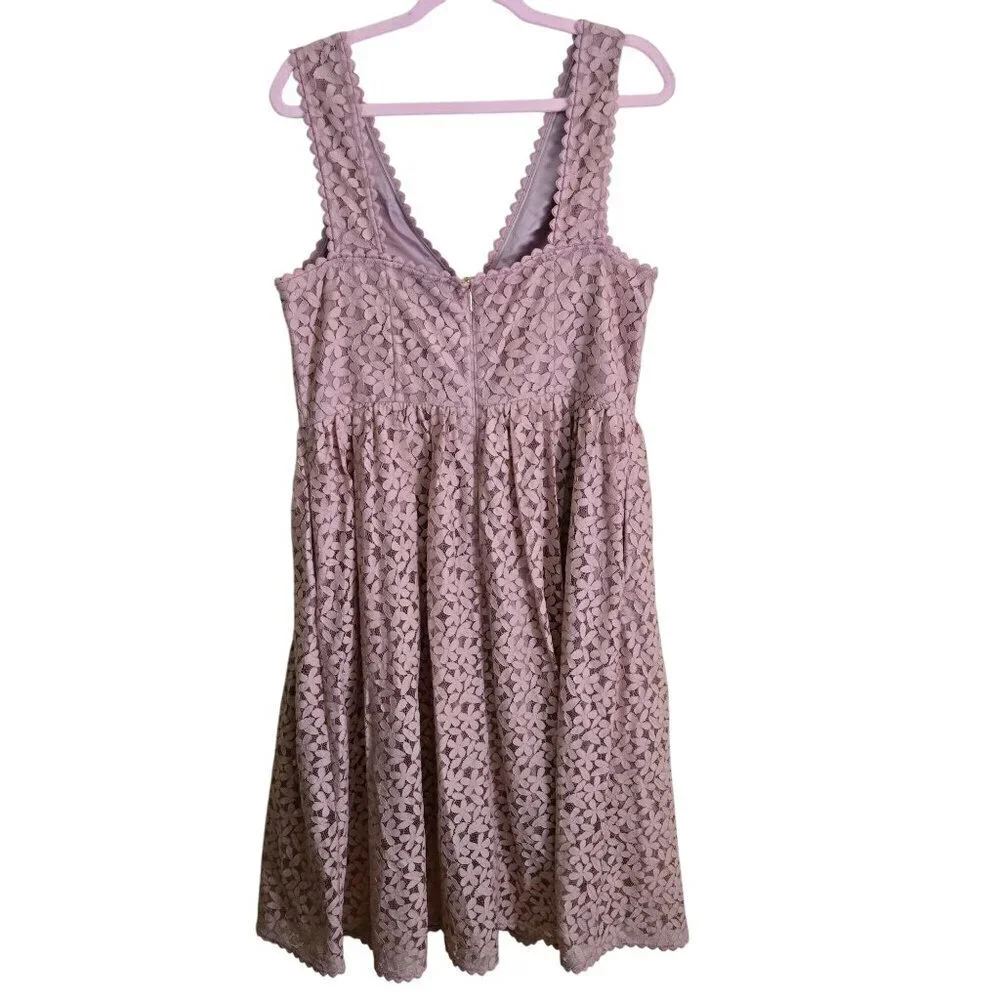 Kate Spade NWT Floral Lace Fit And Flare Free Midi Size 14